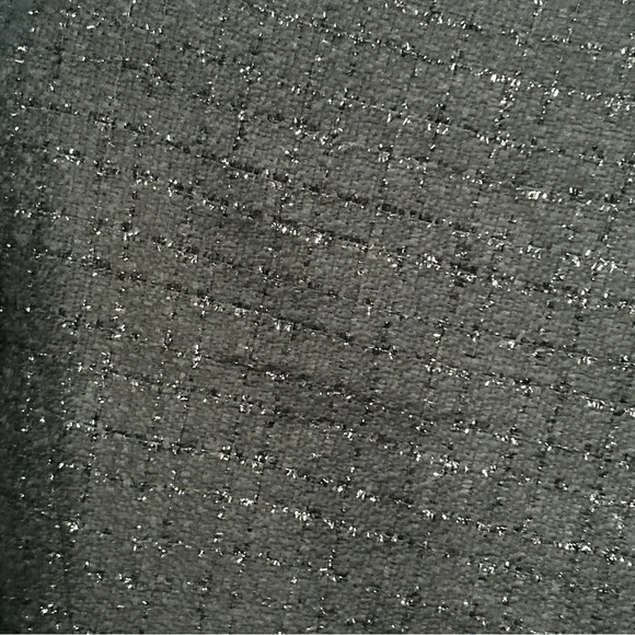 Women’s 8 Petite Zip Front Blazer Metallic Pockets‎ Lined Career Corpcore - Picture 5 of 13